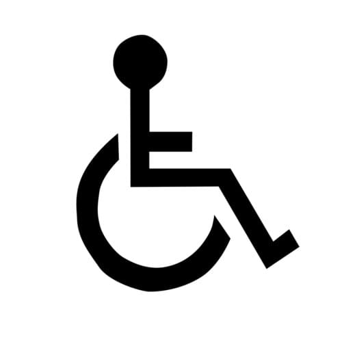 Funny Car Sticker Wheelchair Driver Decal For Cars Auto Bumper Window Door Body JAYJOE Dropshipping Vinyl Car Stickers