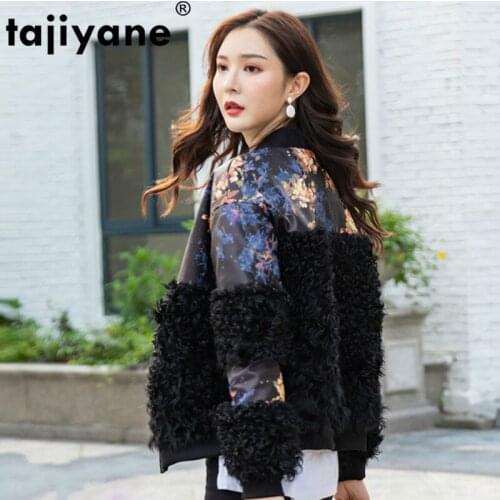 Real Fur Coat Female Genuine Leather Wool Jacket Autumn Winter Sheepskin Down Coat Women Clothes 2020 Korean Vintage Tops ZT4093