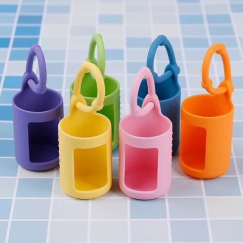 15ML Silicone Essential Oil Bottle Protector Protective Case Cover For Travel 4.2*3cm 1PCS