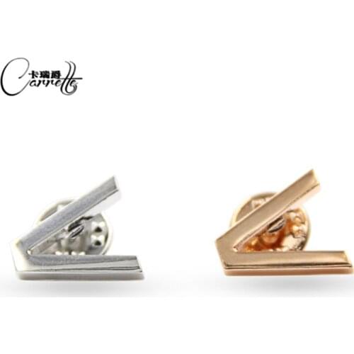 Carrette Brooches Letter On Clothes