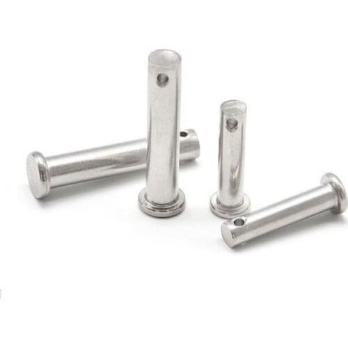 2pcs M8 Stainless Steel 304 Cylindrical With holes Pin Locating Dowel 16-65mm length