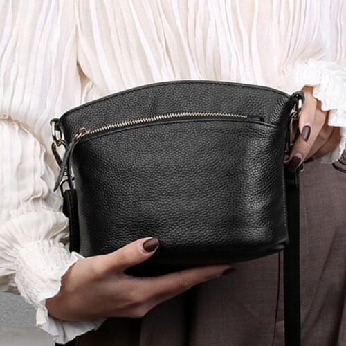 Genuine Brand Soft Leather Handbags High Quality Women Bag 2021 Small Casual Female Messenger Shoulder Bag Ladies Crossbody Bag