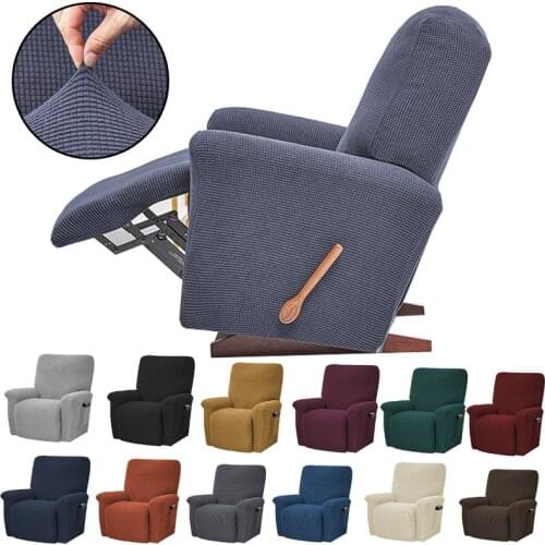 Plaid All-inclusive Stretch Recliner Chair Functional Chair Cover Anti-skid Couch Slipcover Washable Furniture Protector