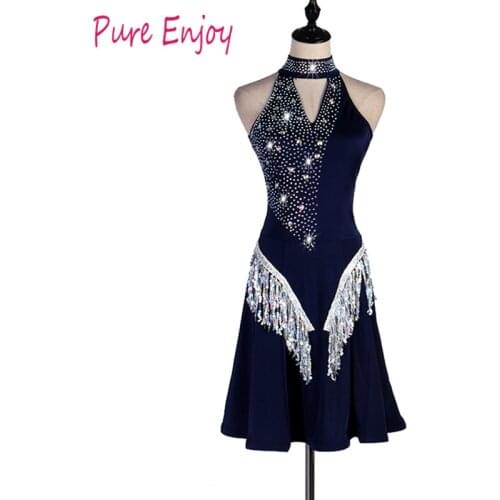 Custom Made Tassel Women latin dress Latina dance dress women dance dress samba sexy rumba costumes latin salsa dress dance