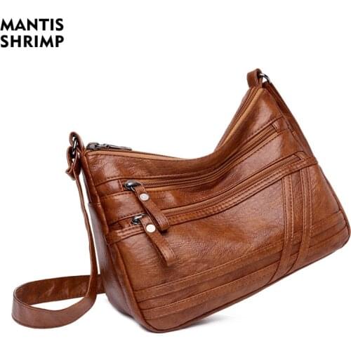 New Fashion Winter Bag 2021 Soft PU Leather Luxury Handbags Women Bags Designer Female Shoulder Messenger Hand Bags for Women