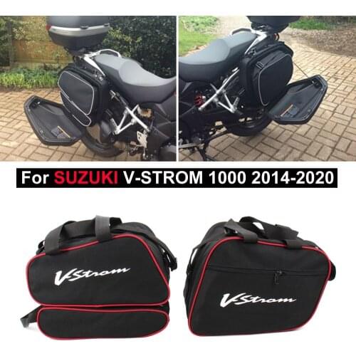 New Motorcycle Waterproof Racing Race Moto Helmet Travel Bags Suitcase Saddlebags and Raincoat For SUZUKI V-STROM 1000 DL650