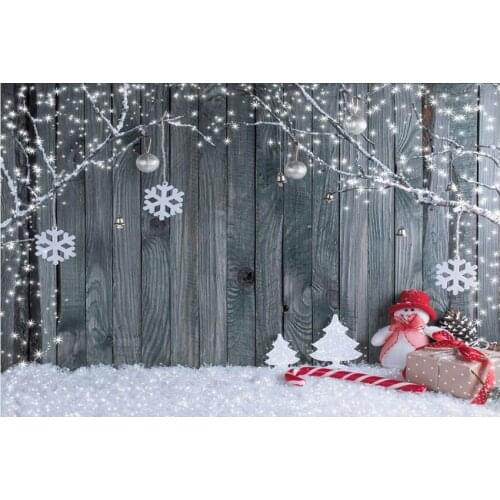 Seekpro Backdrop for photography Merry Christmas Wood Child Birthday Party Background Decorations Baby Shower Banner Backdrop