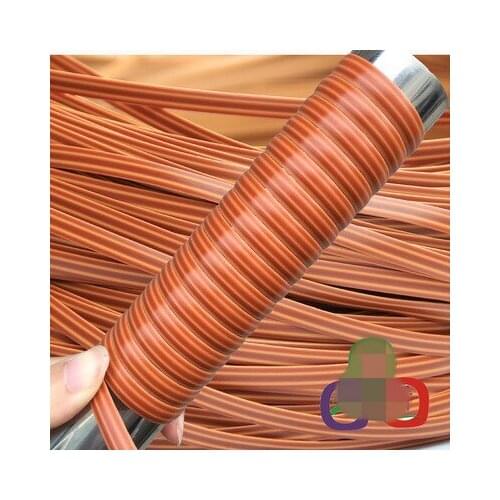 Solid color flat synthetic rattan 500G 60M Weaving Material Plastic Knit Repair Chair Table PE Rattan