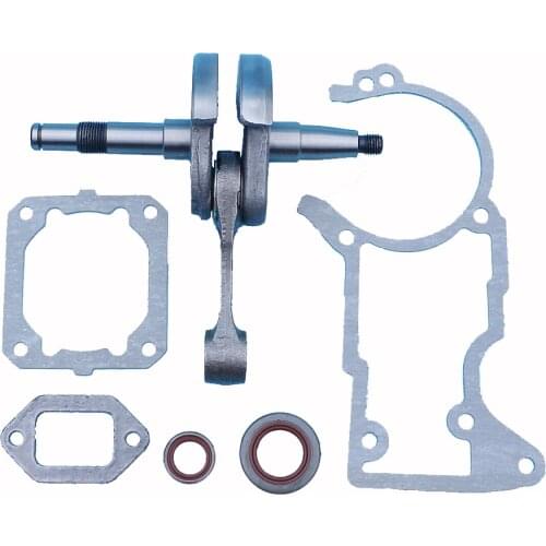Heavy Duty Crankshaft Crank Shaft & Crank Cylinder Muffler Gaskets Oil Seal Kit Fit For Stihl MS440 044 Chainsaw #1128 030 0406