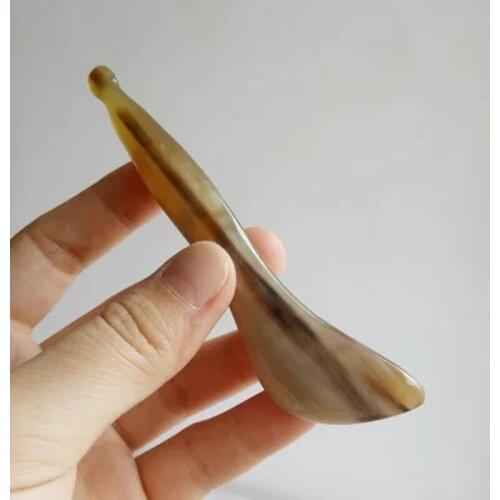 White buffalo good shave face thickening small pull rods beauty spoon acupuncture point eye face facial scraping board