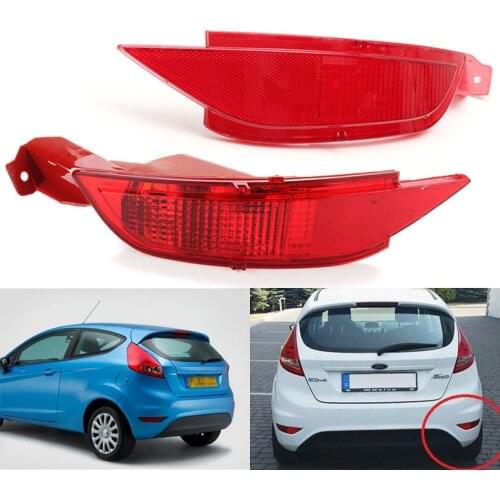 Car Rear Bumper Rear Fog Lamp Reflector Lights Tail Brake Light For Ford/fiesta Mk7 2008 2009 2010