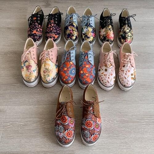 Women Flats Shoes 2021 Fashion Print Flat Shoes Women Comfort Casual Shoes Ladies Plus Size Platform Shoes Zapatos De Mujer