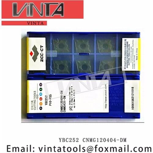 High quality 10pcs/lots YBM251 YBC152 YBC251 YBC252 YNG151 CNMG120404-DM cnc carbide turning insets
