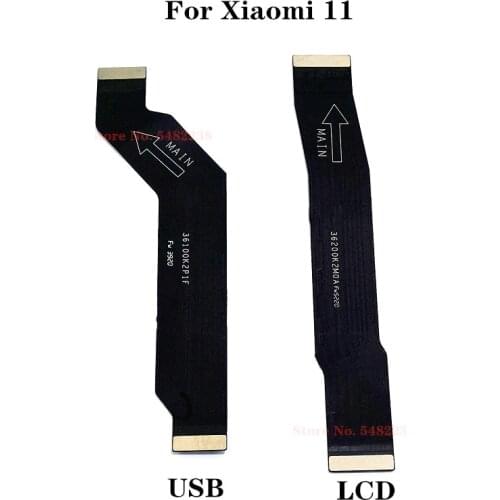 100% Original Main Board Flex Cable For Xiaomi 11 LCD USB Motherboard Mainboard Connector Data transmission Ribbon Replacement