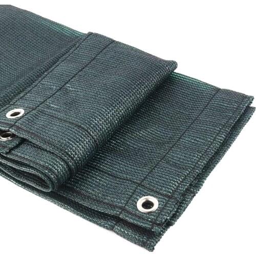 95% Shading Thicken Dark Green Sunshade Net Balcony Privacy Nets Courtyard Fence Netting Sun Shade Net 7 Years Lifespan