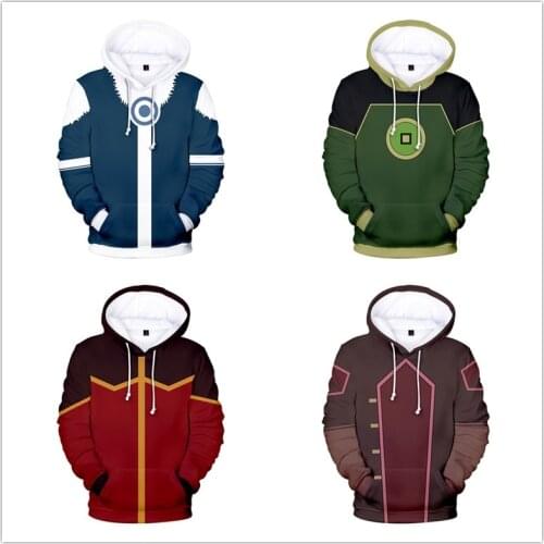 Avatar: The Last Airbender Hoodie 3D Printed Pullover Hip Hop Men Women Hooded Hoodies Sweatshirt for Spring Autumn Sportswear