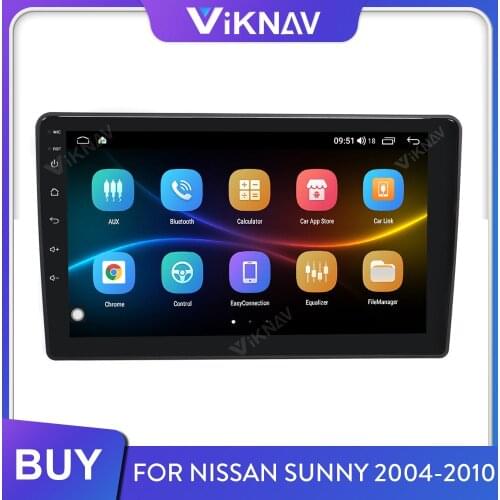 Car Radio for Nissan Sunny 2004-2010 Android Autoradio Screen Multimedia Player GPS Navigation Tape Recorder Auto Stereo 2 Din