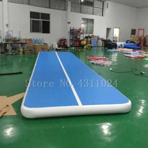 Free Shipping 8x1x0.2m Inflatable AirTrack Gymnastics Inflatable Air Mat Trampoline Air Tumbling Inflatable GYM Air Track