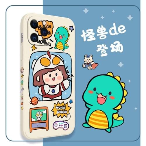 Lucky Girl Pattern Phone Case For iPhone 12 Pro Max 11 X XS XR XSMAX SE2020 8 8Plus 7 7Plus 6 6S Plus Silicone Cover