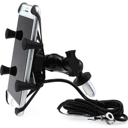 Phone Holder USB Charger for YAMAHA MT-09 MT-07 MT-03 MT-25 MT-01 MT09 MT07 Tracer Motorcycle GPS Navigation Bracket