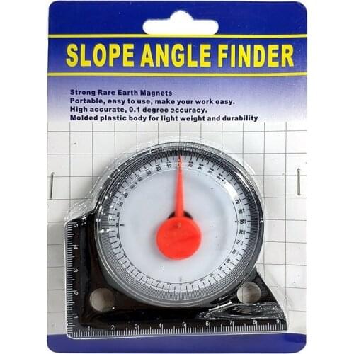 Inclinometer meter Tilt spirit level pointer slope angle finder for Tiled Construction Woodworking Magnetic Base Measuring Tools