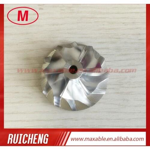 GT15-25 34.65/49.00mm 706164-0003 6+6 blades turbo billet/milling/aluminum 2618 compressor wheel for 717858/717858/724930/750718