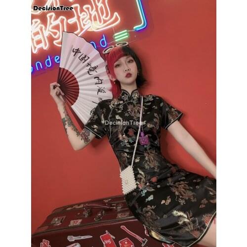 2021 cheongsam women ao dai lace qipao chinese dress qipao party vintage elegant dresses for women chinese traditional dress