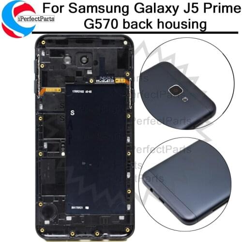 For Samsung Galaxy J5 Prime G570 G570F G570K Back Battery Cover Door Rear Glass Housing Case For SAMSUNG j5 prime Battery Cover
