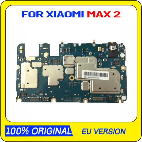 32G/64G/128G for Xiaomi MI Max 2 Motherboard MB Original Clean Replaced Mainboard With Full Chips Logic Board Android OS