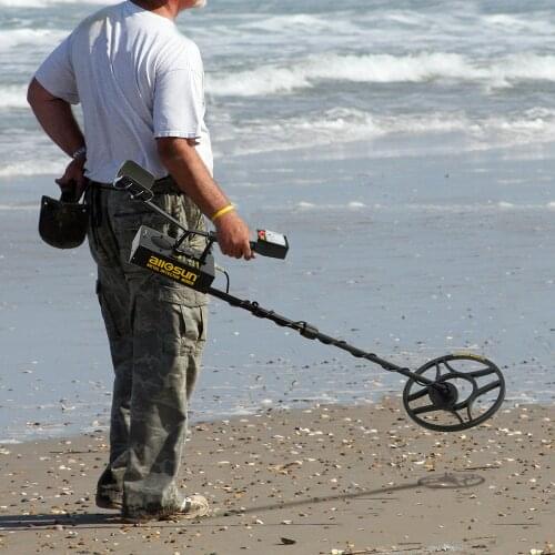 All-sun TS130 Metal Detector Underground with Waterproof Search Coil Iron Box Gold Metal Detector Treasure Hunter