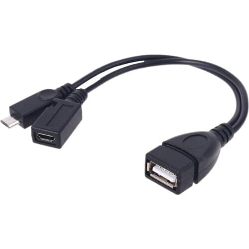 Micro USB to USB 2.0 OTG Adapter Cable for Amazon Fire TV Mobile Phone Tablet PC F3MA