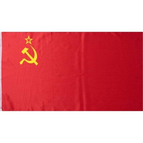 New Red USSR Flag Banner CCCP Union of Soviet Socialist Republics 90*150cm 3*5ft