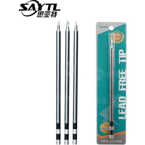 Original QUICK TS1200A Lead Free Solder Iron Tip Handle welding pen tools TSS02B-I-02 TSS02B-J-02 TSS02B-SK-02