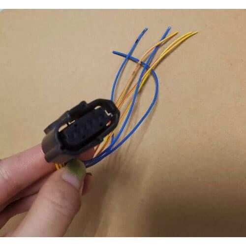 Second hand Original for Toyota Camry Crown Reiz Corolla Front Rear Bar Reversing Radar Sensor Probe Plug wire line cable