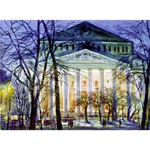 Full Diamond Embroidery Home Decor wall art Square Drill Diamonds Mosaic Painting Landscape Pasted Pictures