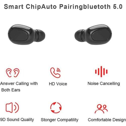 TWS Bluetooth 5.0, Bluetooth Earphone , HIFI Sounds Wireless Headphones Handsfree Headset Gaming Headphones For iPhone