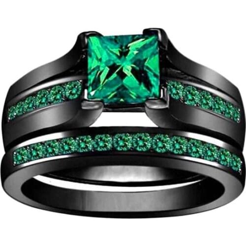 Fashion Luxury Crystal Zircon Engagement Ring For Women Accessories Female Wedding Jewelry Gift