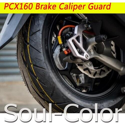 Motorcycle Rear Brake Cover Protection Decorative Cover Rear Brake Caliper Guard Fits For PCX160 2019 2020 2021 PCX 160 19'-21