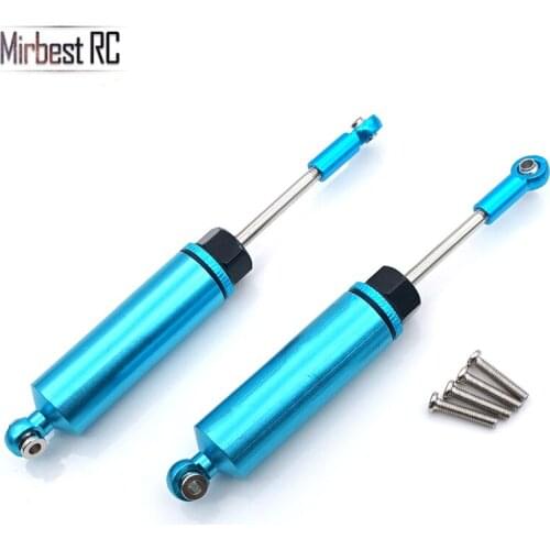2PCS Alloy Oil Filled Style Rear Shock Absorber Damper For Rc Model Car 1-12 Wltoys 12428 12423 0016 Truck Monster Short Course