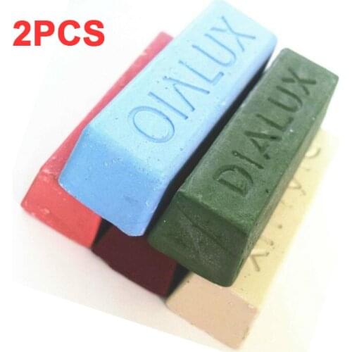 2 pcs Polishing Compound For Metal,iron aluminum,zamak stainless steel, silver, brass Polishing Wax Paste New