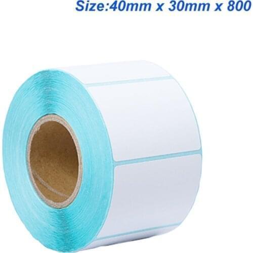 4030(40*30*800) Thermal sticker paper Thermal label paper Barcode sticker paper for sticker printer
