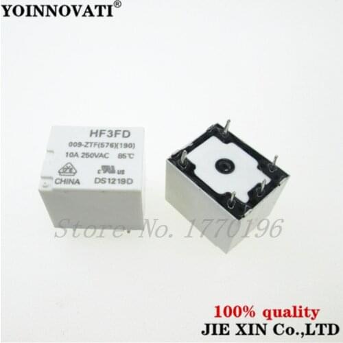 5pcs/LOT HF3FD-009-ZTF HF3FD 009-H3F 10A 250VAC Best quality