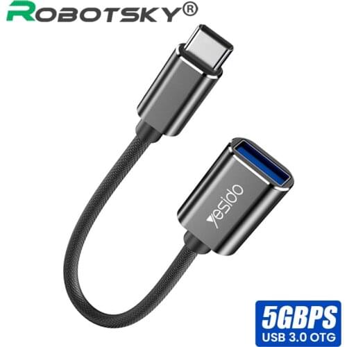 USB 3.0 Adapter OTG Data Converter Cord For Macbook USB 3.0 To Type C Cable USB C Audio Cable For Huawei Mobile Phone Adapter