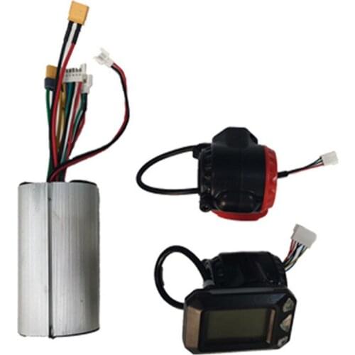 24V 36V Aluminum Brushless DC Motors Scooter Controller LCD Display Accelerator Throttle Controller for Electric Scooter Parts