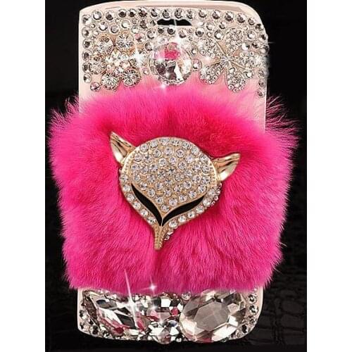 Bling Leather Phone Case for Doogee X3 X10 X30 X50 X55 X53 X60L X70 Pro BL5000 BL7000 BL12000 Flip Diamond Fur Book Case Cover