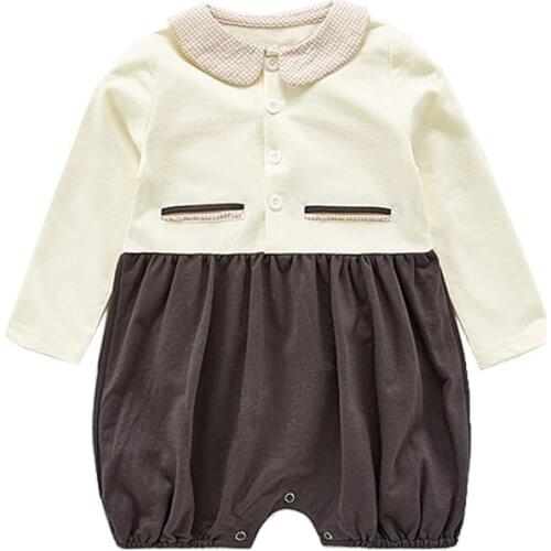 Baby Romper Spring 2021 New Style Infant Baby Clothes Overalls Casual Boy Girl 0-24M Boy Girl Baptism Birthday Clothing Rompers