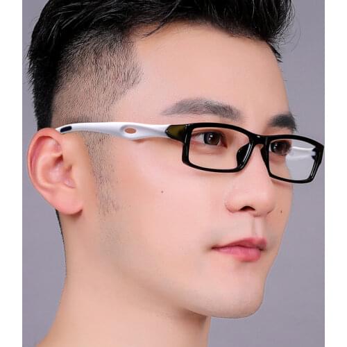 Evove Sports Glasses Frame Men Women TR90 Eyeglasses Man Full Rim Ultra Light Fashion Spectacles for Prescription Myopia Diopter