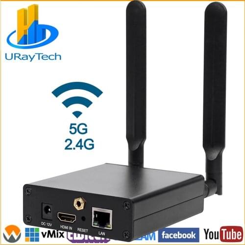 HEVC H.265 H.264 WiFi HDMI Video RTSP RTMP HD Encoder Transmitter Live Broadcast Encoder Wireless H265 IPTV Encoder 1080P 1080I