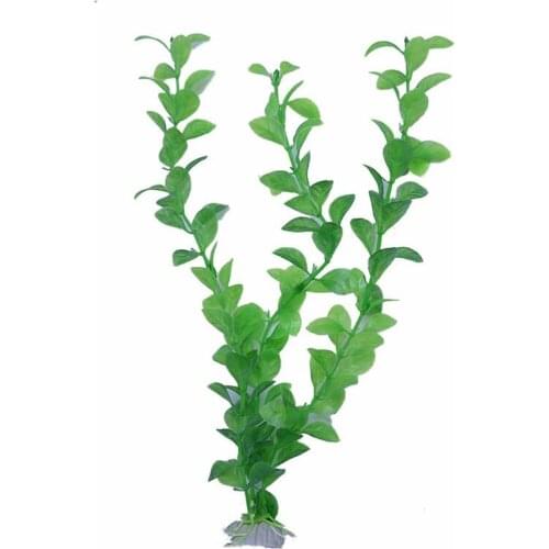 Artificial Plant Green Water Plastic Deco Aquarium 20to28cm