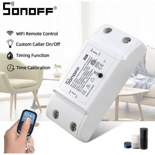 Itead Sonoff Basic/RF 433Mhz Remote Controller WiFi Switch Smart Switch DIY Wireless Switch Timer Smart Home Automation Modules